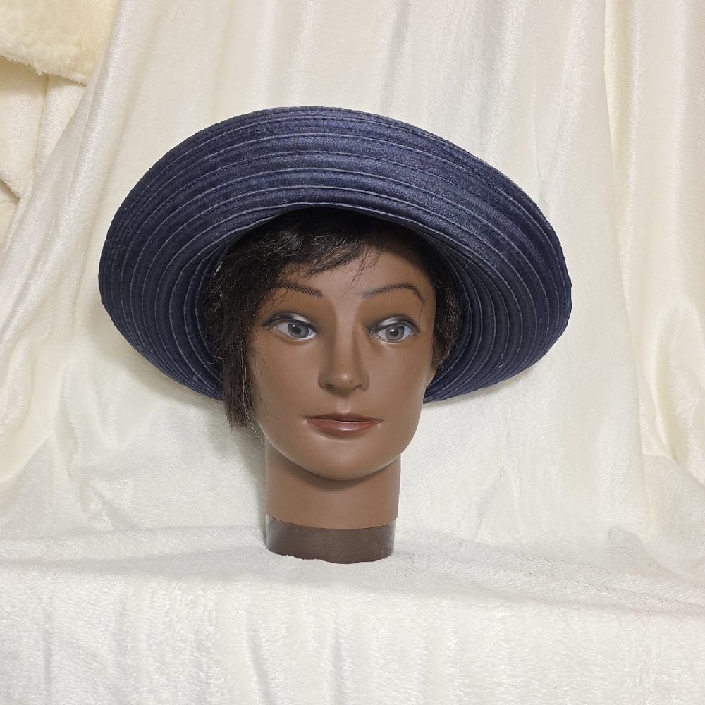 Elegant Navy Blue Women's Hat